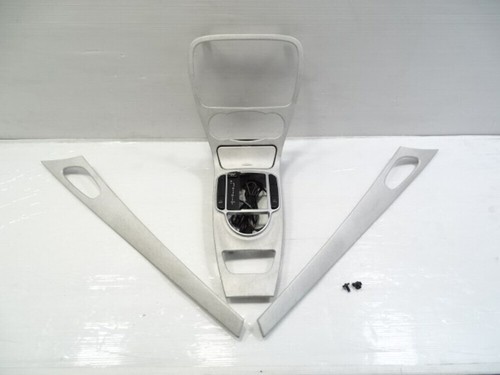 03 Mercedes R230 SL55 trim set, center console w/ ashtray, door panel trim, silv