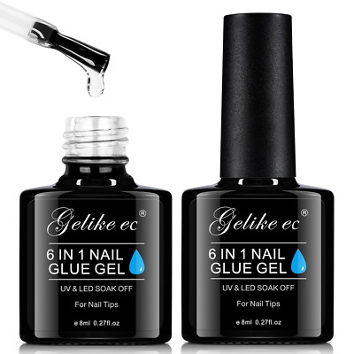 Pegamento de gel para uñas para uñas acrílicas para puntas de uñas postizas UV
