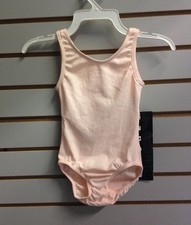 Capezio 142C Girl's Size Small 4-6 Light Pink Basic Tank Leotard