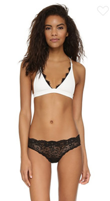 Les Coquines, Thalia Eyelash Banded Bralette, Different Colors, NWT