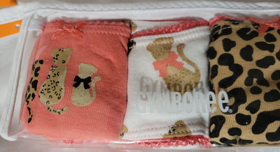 NWT Gymboree Girls Panties Underwear 3 pairs pack Right Meow NWT XS SIZE 4