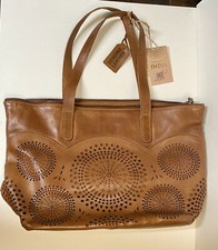 Super Soft GENUINE BROWN LEATHER BAG, HandCrafted In INDIA Vintage Look NWT