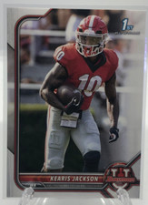 KEARIS JACKSON - 2022 Bowman University 1st Bowman Rookie Card RC! Georgia
