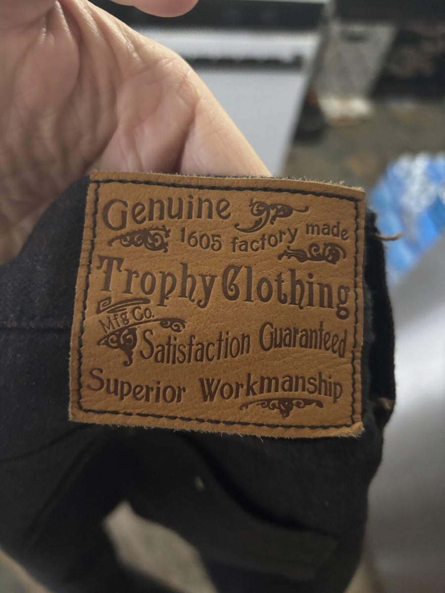 Trophy Clothing 36 1605 Selvedge Blackie Japan, Raw Denim Trophy Clothing 36 1605 Selvedge Blackie Japan, Raw Denim