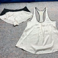 Underella by Ella Moss Black White Womens Polyester Tankini Set Sleep Dress S/P