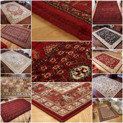 TRADITIONAL ORIENTAL 100% NEW ZEALAND WOOL RUGS SMALL EXTRA LARGE