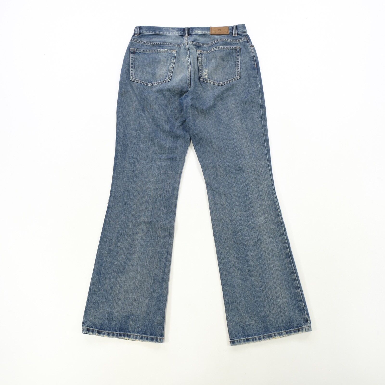 Rare Vintage LAUREN JEANS CO. Ralph Paisley Patchwork Denim Jeans 2000s Polo S image 2