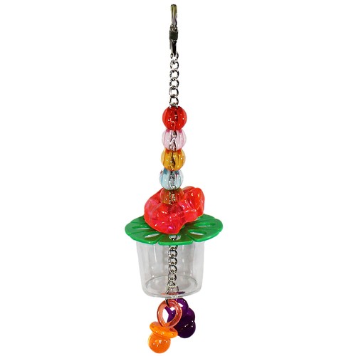 Forage Cup with Beads - Cage Accessory - Sugar Glider Parrot Chinchilla & More - Picture 4 of 8