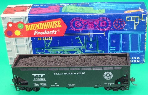 Tolva de desplazamiento Roundhouse - Baltimore y Ohio - 40' con carga # 435698 | Zustand: New