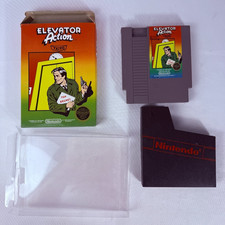 Elevator Action NES Nintendo Box Game Taito Authentic Tested No Manual Free Ship