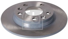 2x Febi Rear Solid Brake Discs Fits Renault Zoe 260mm