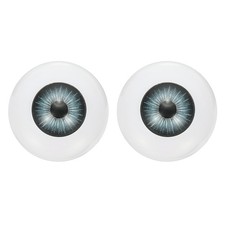 24mm Doll Eyes 2Pcs Realistic Acrylic Eyes Blue Gray