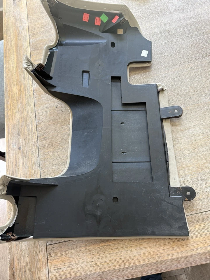 2009 2010 2011 2012 Lincoln MKS Lower Steering Wheel Finishing Panel Tan - Image 4 of 4