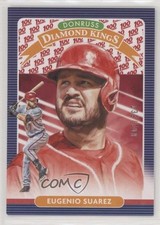 2020 Panini Donruss Diamond Kings One Hundred /100 Eugenio Suarez #4 xr1
