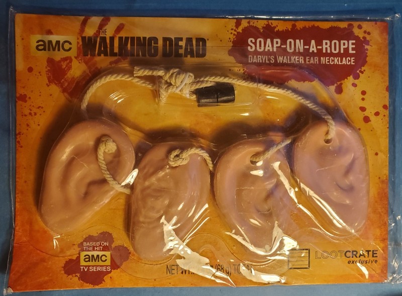 AMC The Walking Dead Soap On A Rope Daryl's Walker Ear Necklace from Loot Crate
