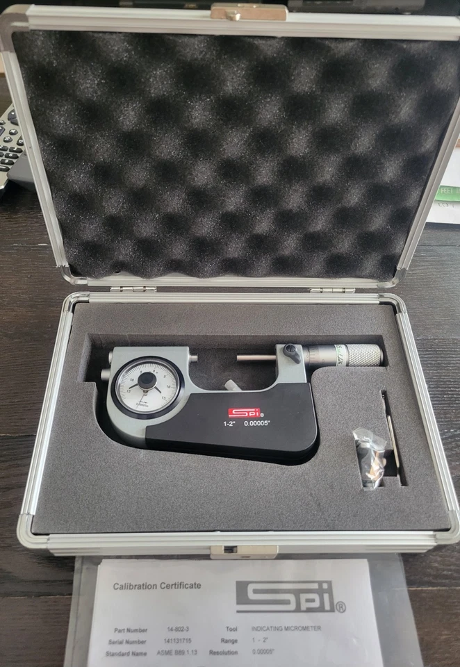 SPI Indicating Micrometer Mfg No 14-802-3 - Image 3 of 4