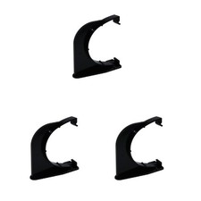3 X Aquaflow Black Deepflow Gutter Fascia Bracket 114mm AKD1BL -  FREE SHIPPING