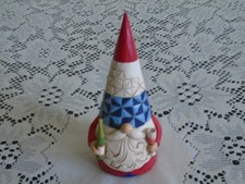 C-1069 Jim Shore Heartwood Creek Gnome Around the World French Bonjour 