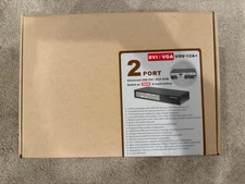 ConnectPro UDV-12A+ DVI-D/VGA KVM switch for Dual Monitors and Two Computers