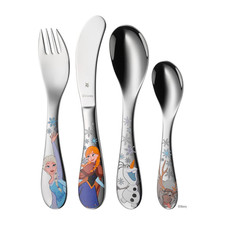 WMF B-Ware Disney Frozen Kinderbesteck Set 4-tlg Besteck set Gabel Messer Löffel