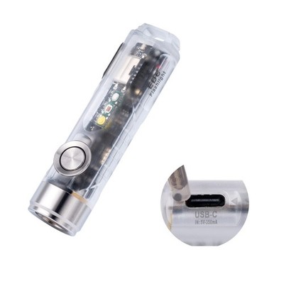 RovyVon Aurora A8 4th Gen USB C Keychain Flashlights Rechargeable, 650 Lumens...