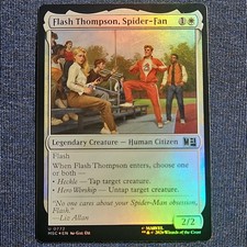 Flash Thompson, Spider-Fan (Foil) #772-Commander: Marvel, Magic, MTG