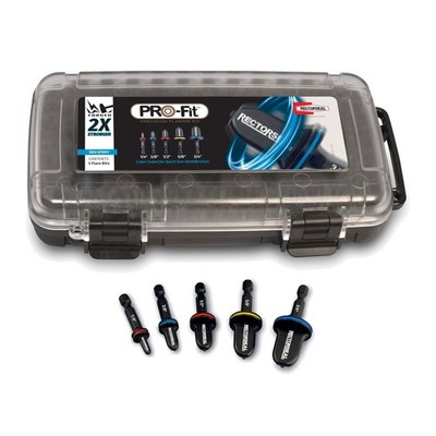 HVAC Flaring Kit with 5 Color Coded Bits for Quick Sizing