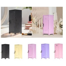 Small Desktop Locker Miniature Box Metal Decorative Cute Lock Box for Girls for