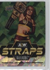 2024 Upper Deck Allure AEW Straps Green Quartz 8/99 Thunder Rosa #S-13 1i24