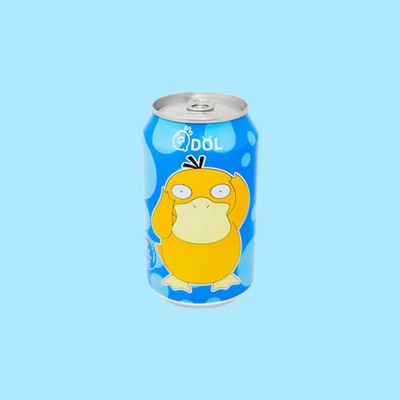 QDOL Pokemon Soda Psyduck Orange 11.16oz (Korea) Exotic Snacks