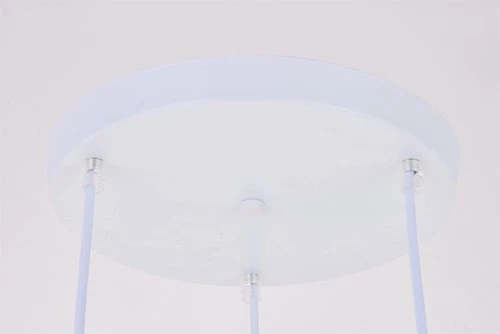 Living District Nora 3 Light Transitional Aluminum Pendant in Black - Picture 3 of 9