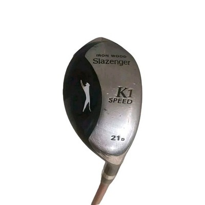 Slazenger Golf K1 Speed 21° Eisen Holz Hybrid Stiff Graphitschaft Rechtshänder