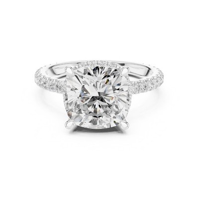 TCW 4,1 Ct Lab Grown Diamant Ring Verlobung Hochzeit Frauen Schmuck 925 Silber