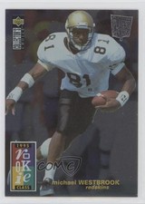 1995 Collector's Choice Rookie Class Platinum Players Club Michael Westbrook 0k0