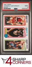 1980 TOPPS JOHNSON-BILL CARTWRIGHT RC-GROSS PSA 9
