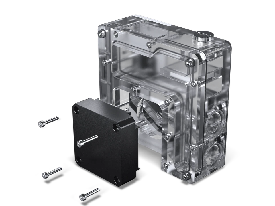 Phanteks Glacier EZ-Fit 120RES-DDC Body, Compact Reservoir for DDC Pump, - Image 3 of 4
