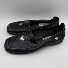 Brighton Ursa Loafers Womens 7 Black Leather ...