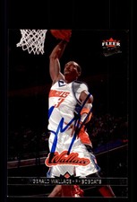 Signed Basketball Card Auto Gerald Wallace 2006-07 Ultra #16 Charlotte Bobcats