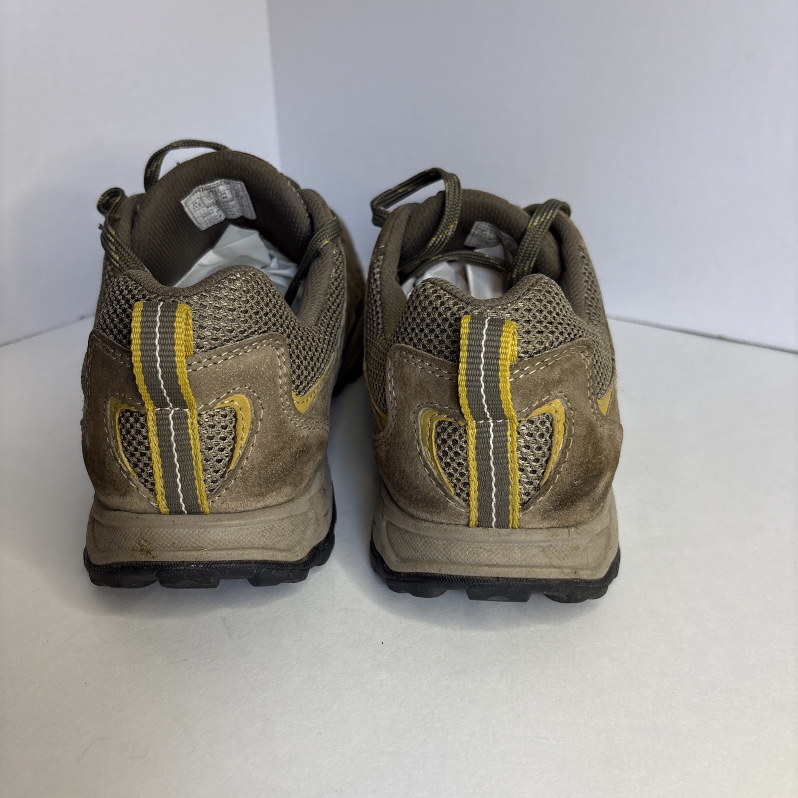 SAOLA Scarpe Eddie Bauer MidLite trail escursionismo outdoor uomo taglia 11 5 marrone mezza pelle scamosciata