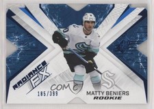 2022-23 SPx Radiance F/X Rookies Blue 185/399 Matty Beniers #RFX-84 fm0