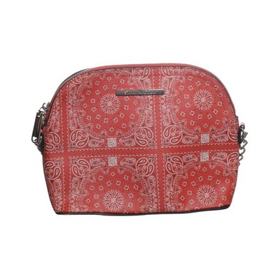 Steve Madden, Umhängetasche, Unisex (Erwachsene), Rot/Weiß, Paisley, 22, 6 #XaM