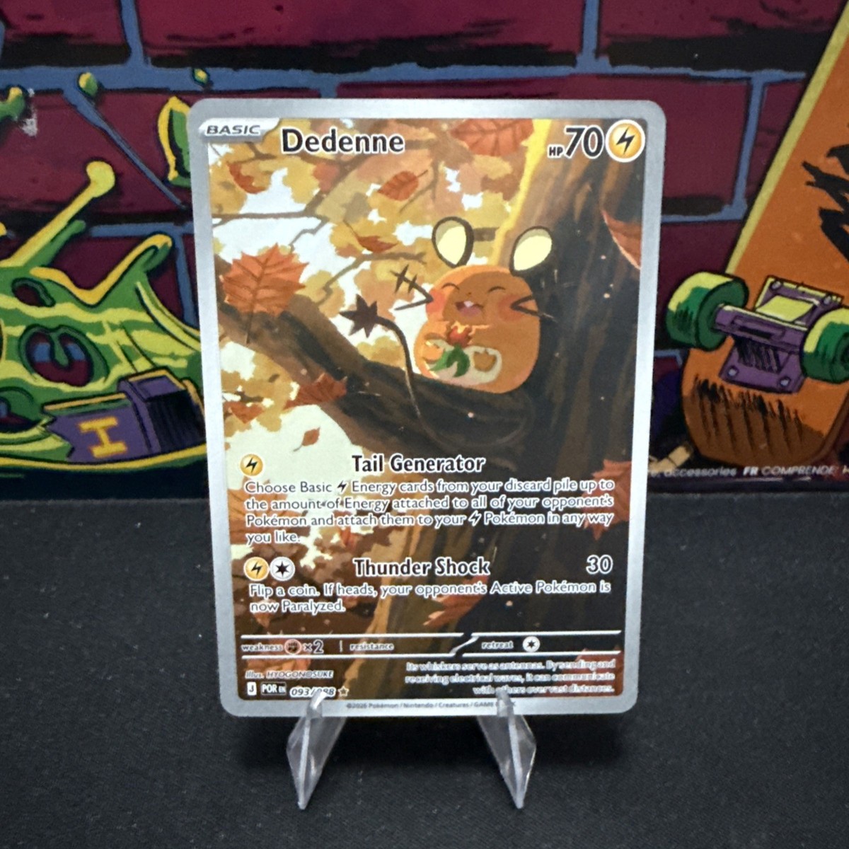 Dedenne ex 093/193 Perfect Order Pokmon Card Near Mint/Mint  Ultra Rare