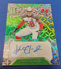 2016 Panini Spectra Signatures Kwon Alexander #S-KAL Neon Green 07/25 Auto