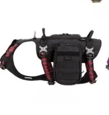 Tactical Dog Harness for Large Dogs, Mesh Dog Harness Large Sized WinhyE Pouches