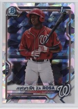 2021 Bowman Chrome Prospects Atomic Refractor Jeremy De La Rosa #BCP-25 1k2s