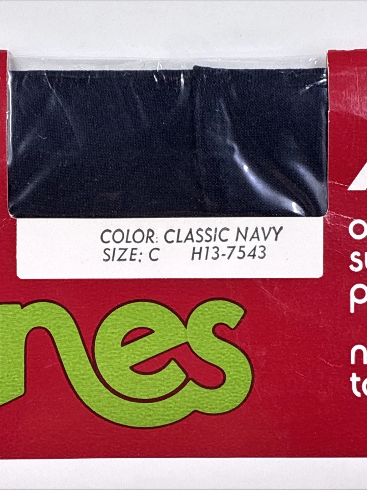 Pantimedias de Colección Hanes Alive Support Talla C Clásicas Estilo Azul Marino 811 H13-7543 Nuevas Foto 4 de 4