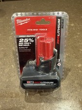 Milwaukee M12 High Output XC5.0 Lithium-Ion Battery Pack - Red 48-11-2450