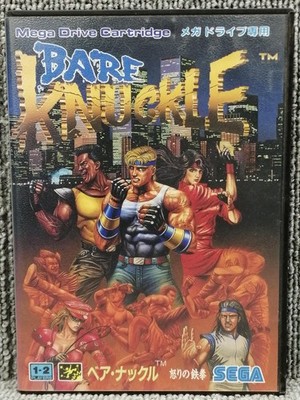 SEGA Bare Knuckle Fist of Fury Sega MD MD Game Cartridge Complete