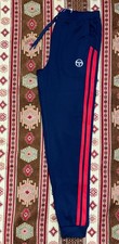 Sergio Tacchini Men's Damarindo Track Joggers Suit Maritime Blue/Adrenaline Rush