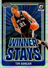 Tim Duncan 2024-25 Donruss Optic Holo Winner Stays #12 - Spurs
